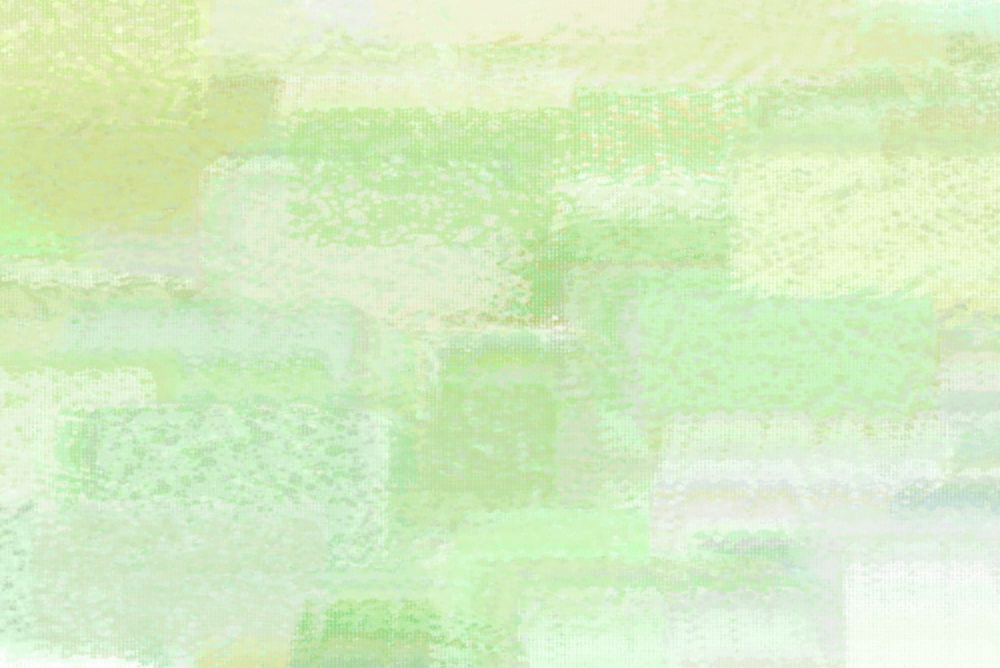 緑の長方形のパターンのパステル画