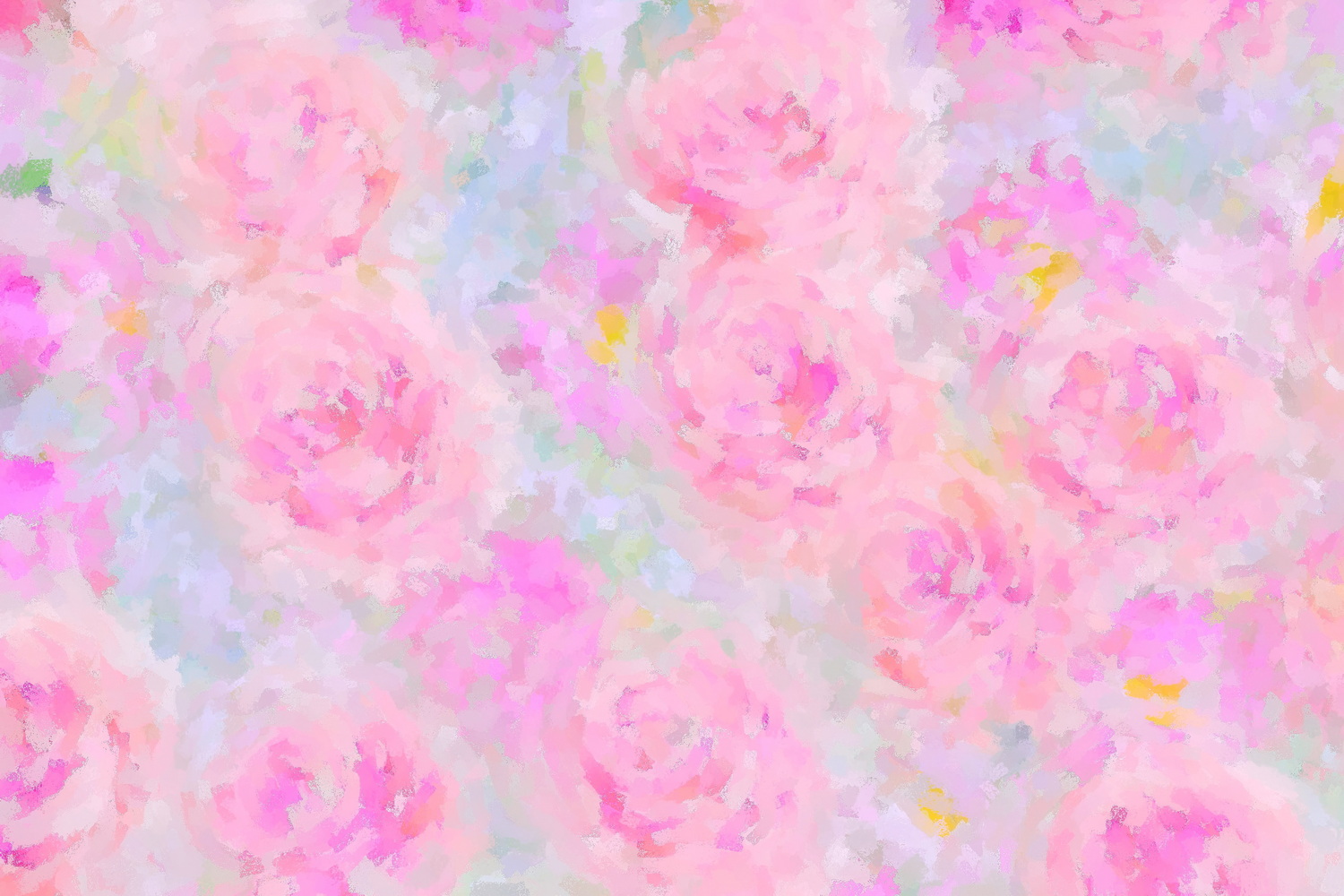 Pastel_drawing_of_pink_flowers