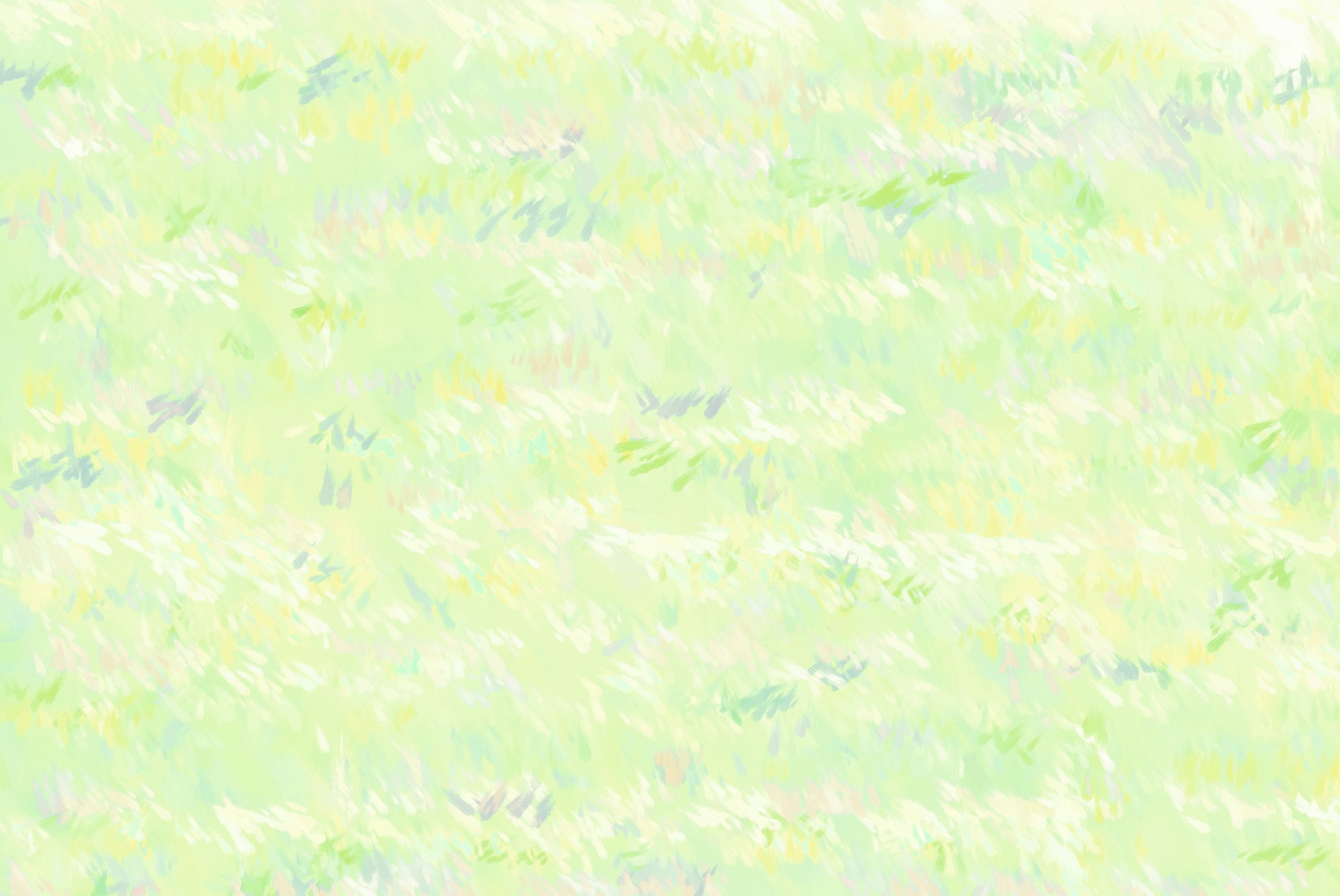 Oil painting of a meadow with an impressionist touch